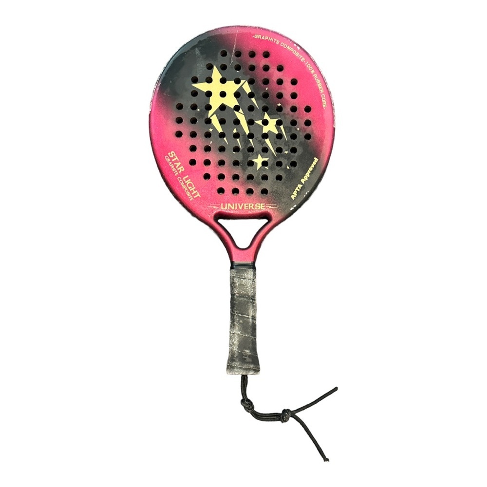 Universe Star Light Graphite Composite Pink Paddle Ball Padel Racquet